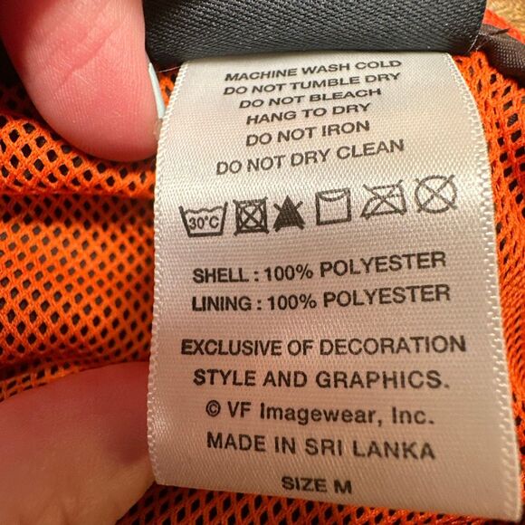 NFL Cleveland Browns Lightweight Windbreaker Pullover Vneck  Jacket Coat Medium - Picture 8 of 9